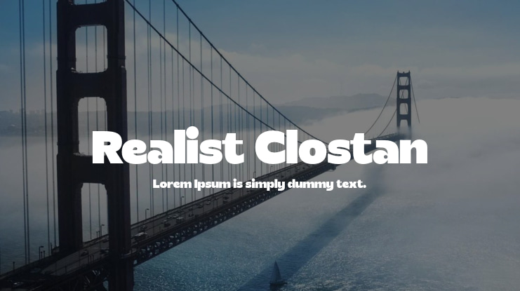 Realist Clostan Font Family