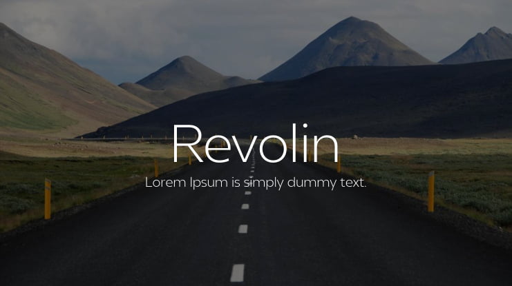 Revolin Font Family