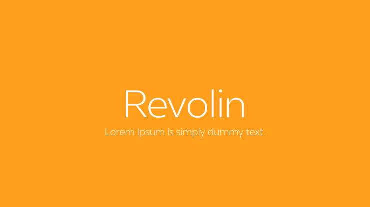 Revolin Font Family