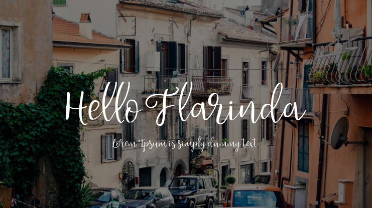 Hello Flarinda Font Family