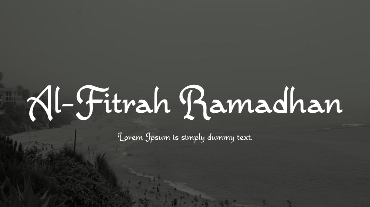 Al-Fitrah Ramadhan Font