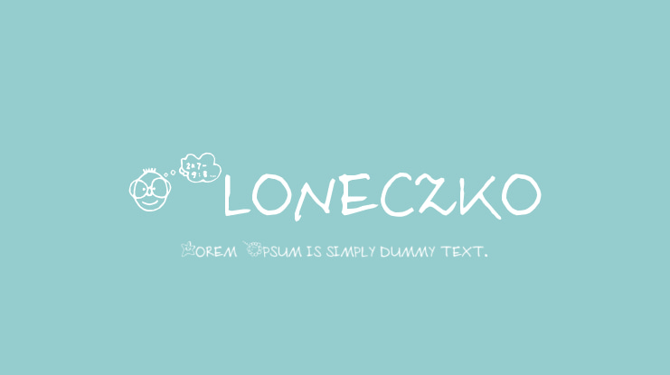 Sloneczko Font