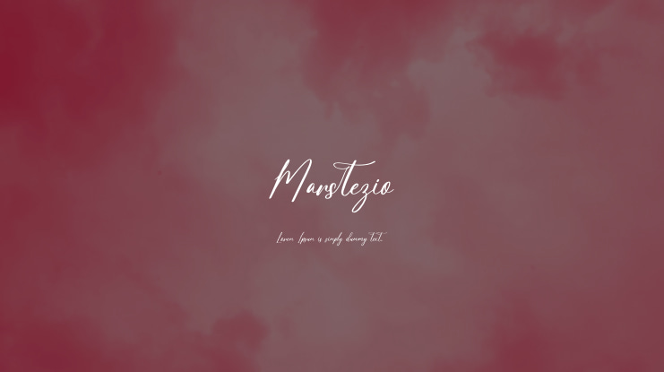 Marstezio Font