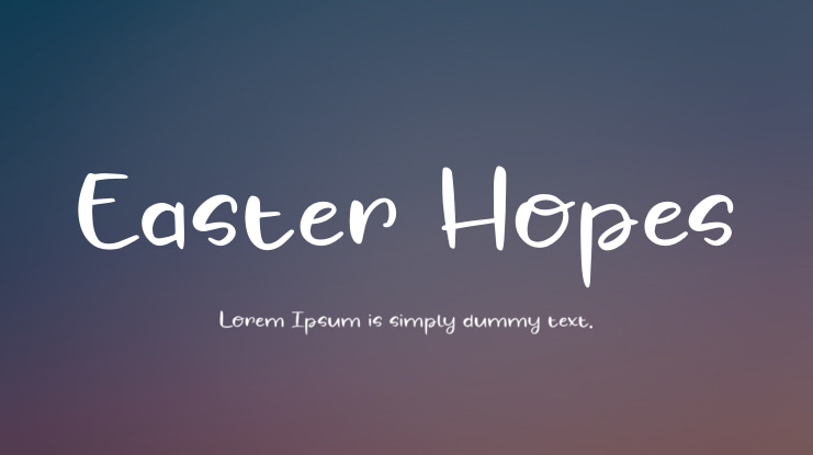 Easter Hopes Font