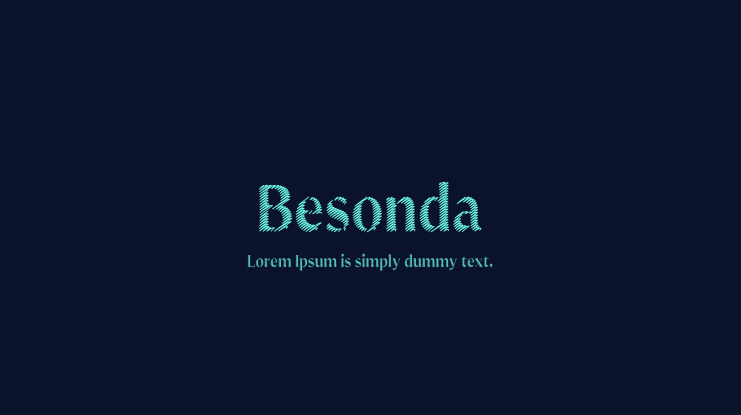 Besonda Font Family