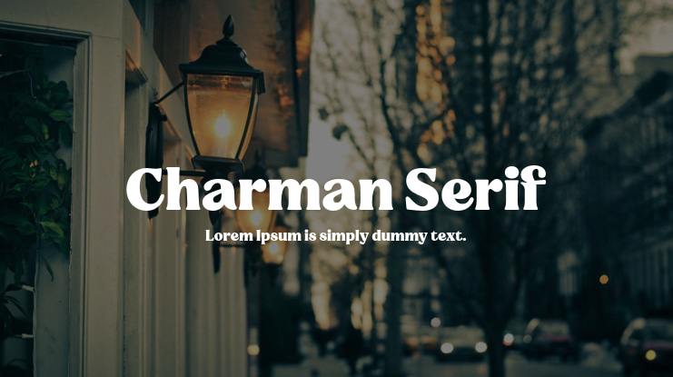 Charman Serif Font Family