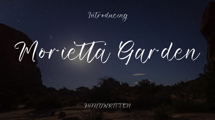 Morietta Garden Font