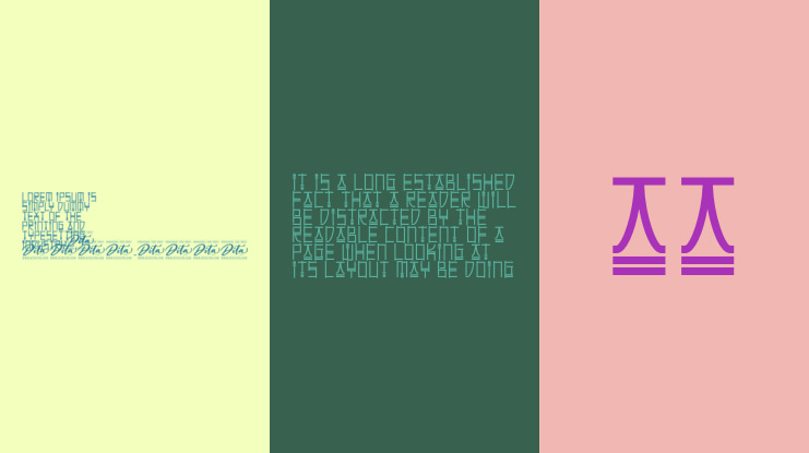 Goseong Sunset Personal Use Font