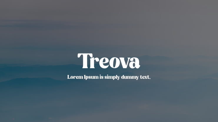 Treova Font