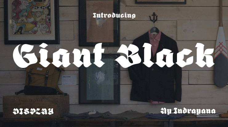 Giant Black Font