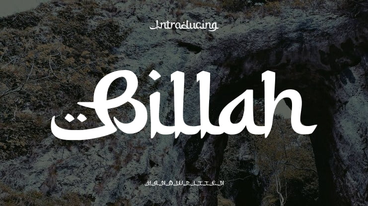 Billah Font