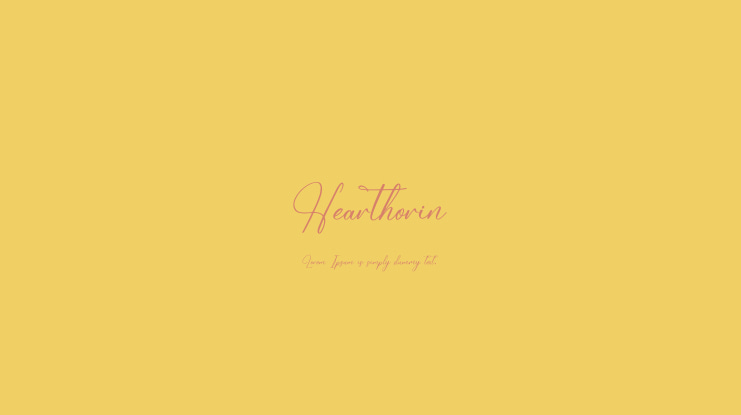 Hearthorin Font