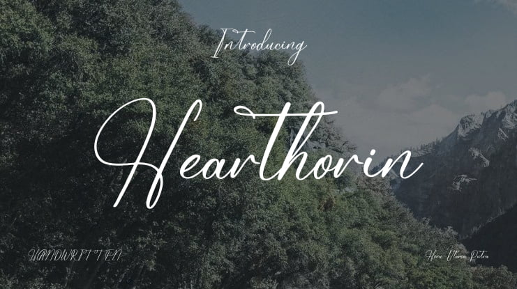 Hearthorin Font