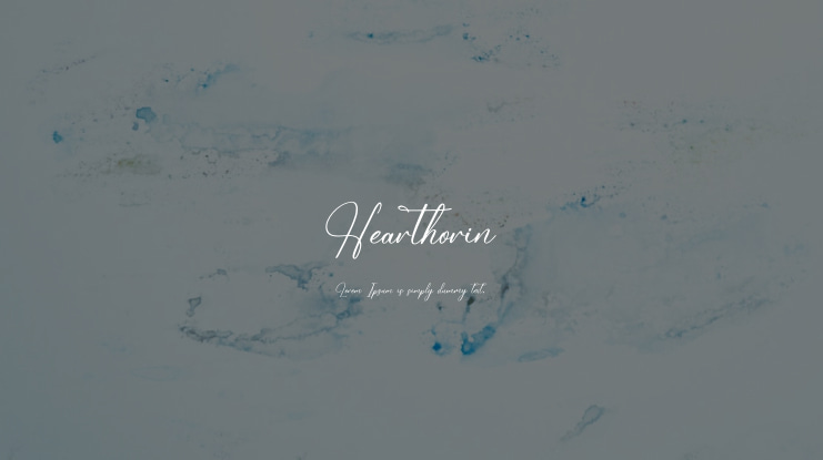 Hearthorin Font