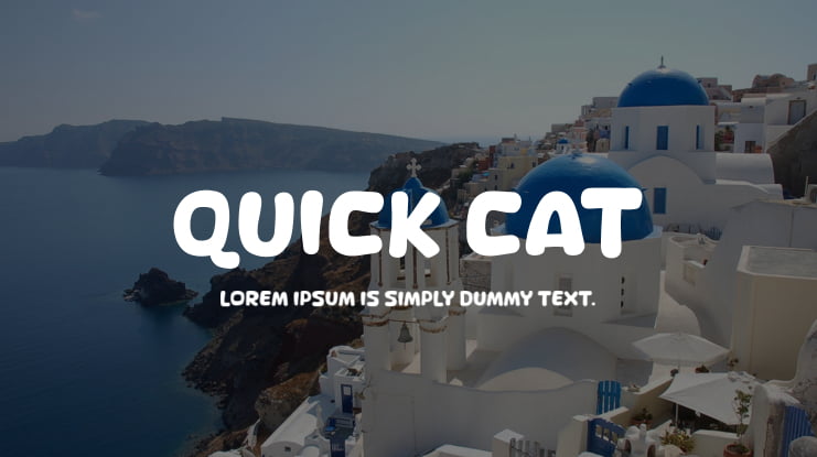 Quick Cat Font