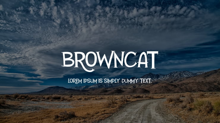 Browncat Font