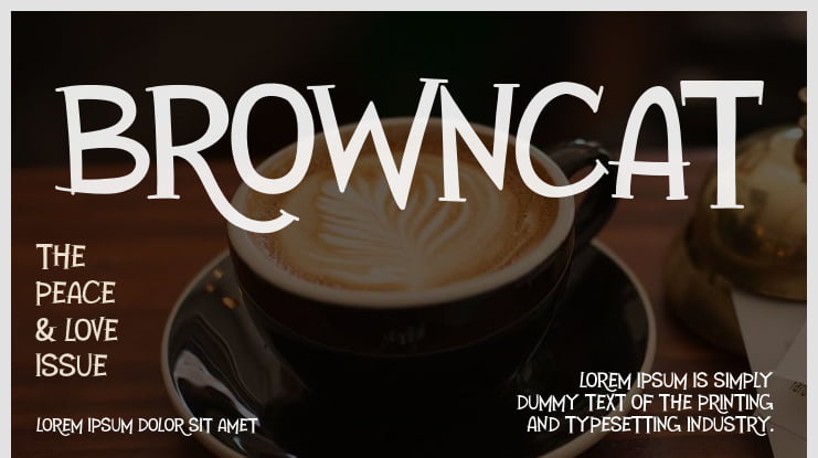 Browncat Font