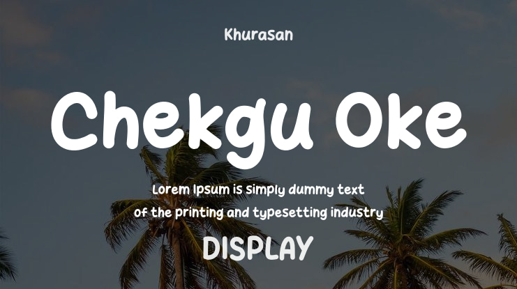 Chekgu Oke Font