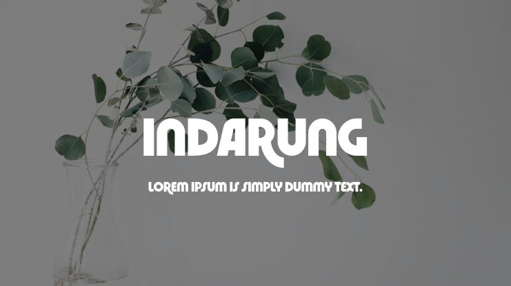 Indarung Font