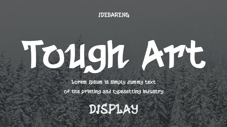 Tough Art Font