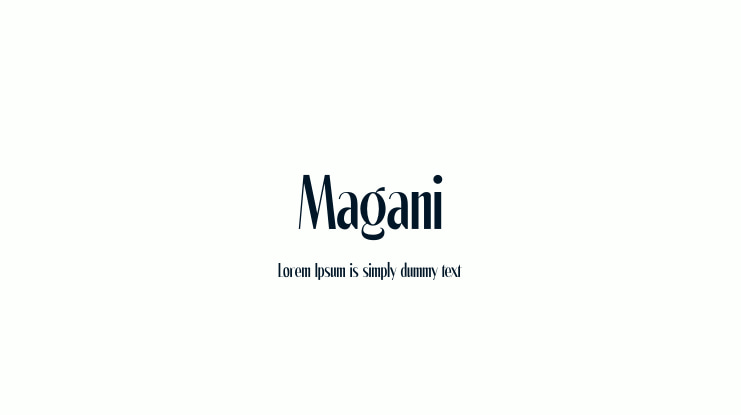 Magani Font