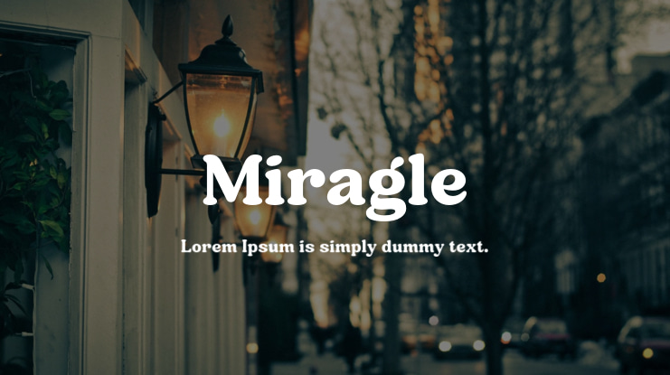 Miragle Font