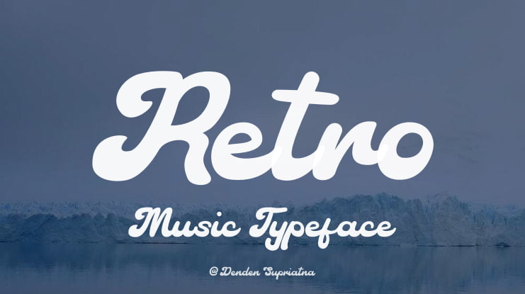 Retro Music Font