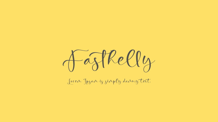 Fasthelly Font
