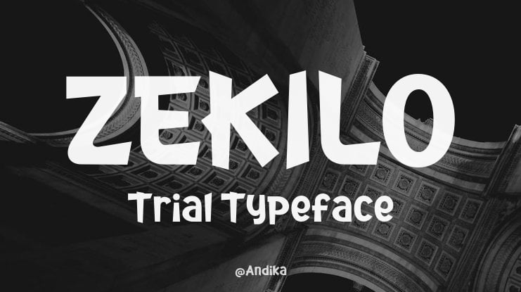 ZEKILO Trial Font