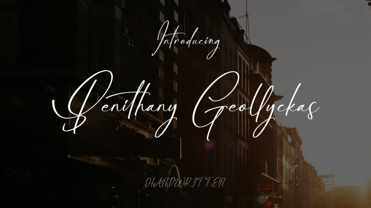 Benithany Geollyckas Font