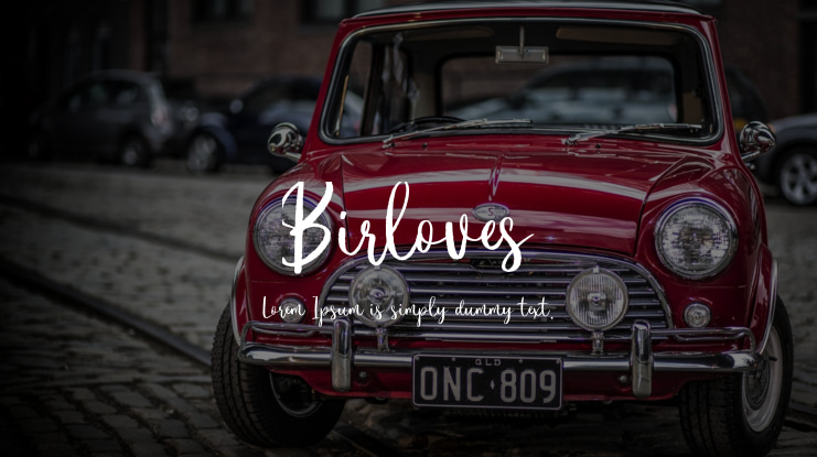 Birloves Font