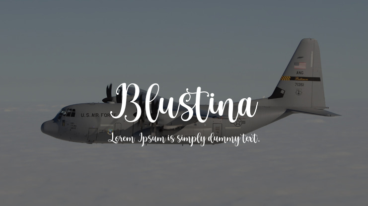Blustina Font Family