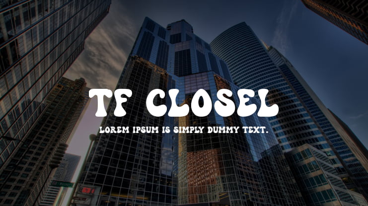 TF Closel Font