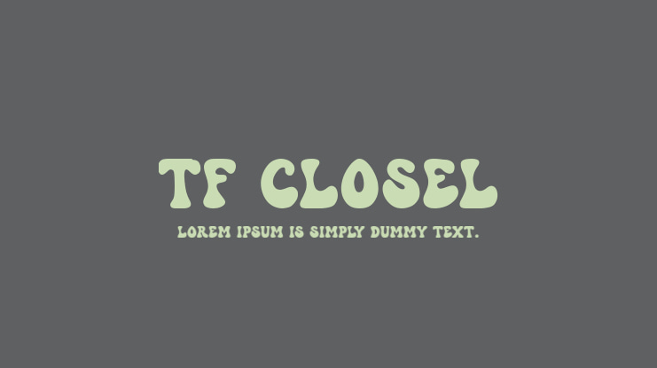 TF Closel Font