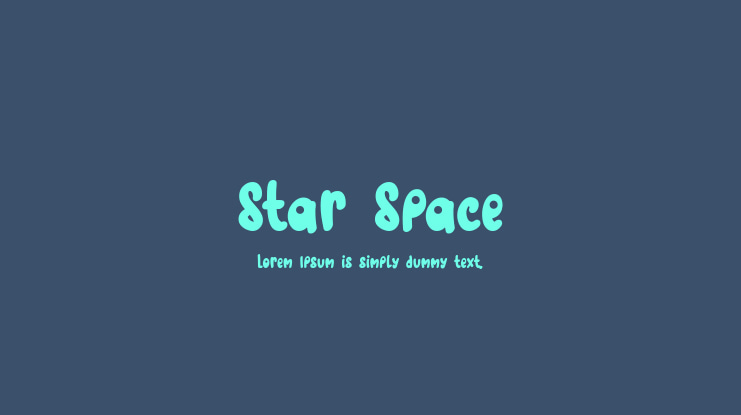 Star Space Font