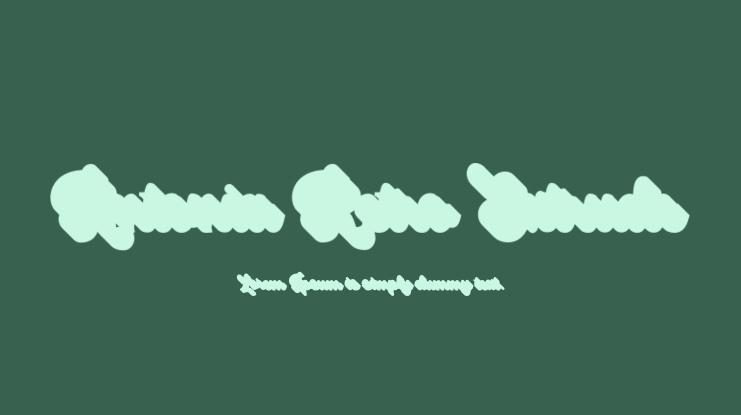 Antonia Retro Extrude Font Family