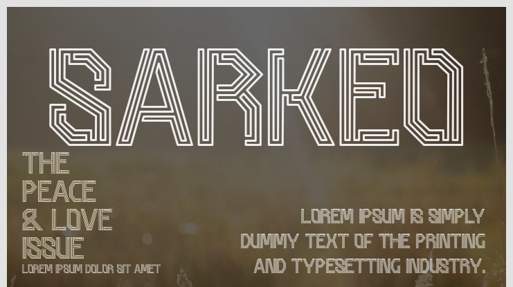 Sarkeo Font