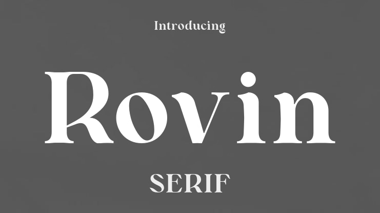 Rovin Font