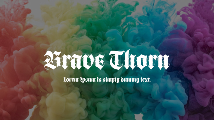 Brave Thorn Font