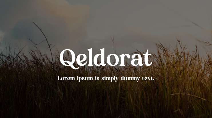 Qeldorat Font
