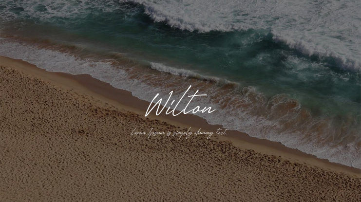 Wilton Font