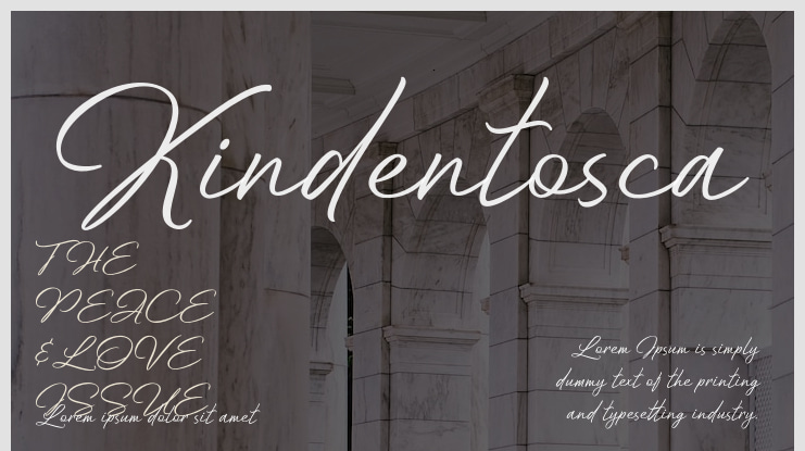 Kindentosca Font