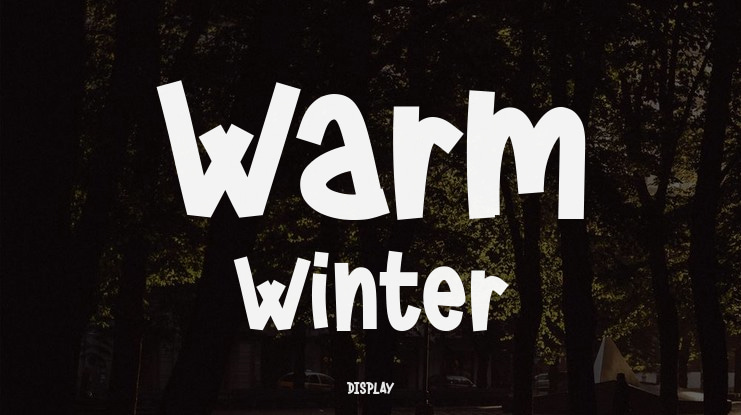 Warm Winter Font