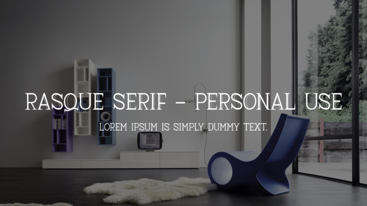 Rasque Serif - Personal Use Font