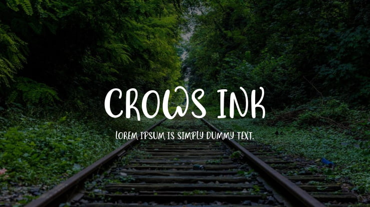 Crows Ink Font