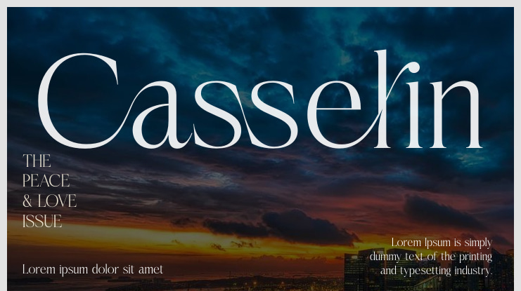 Casselin Font