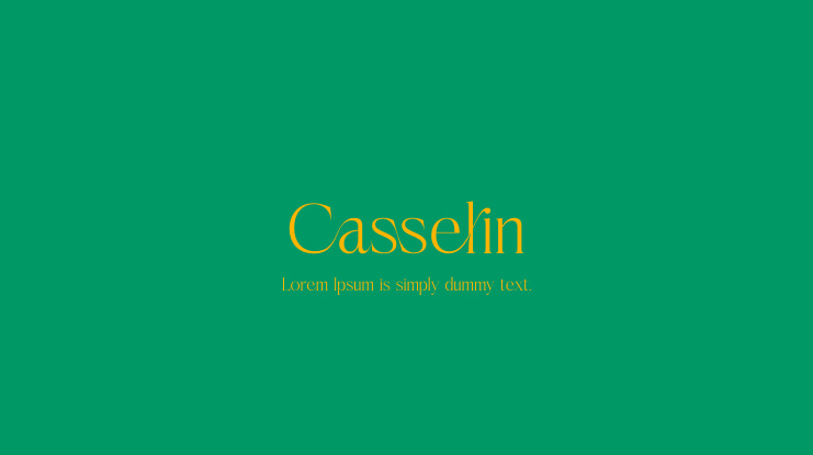 Casselin Font
