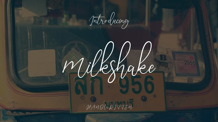 Milkshake Font