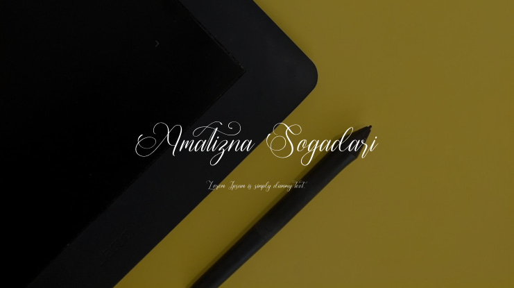 Amatizna Sogadari Font