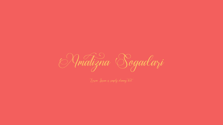 Amatizna Sogadari Font